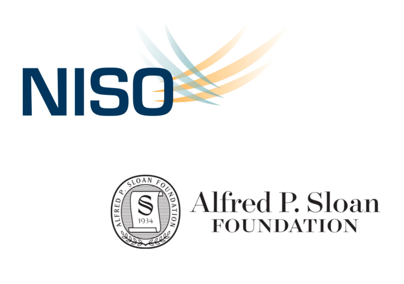 NISO and Alfred P. Sloan Foundation logos